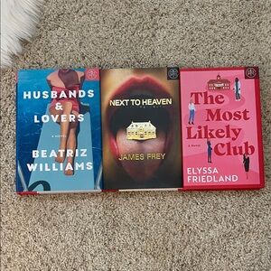 3 book book of the month fiction bundle